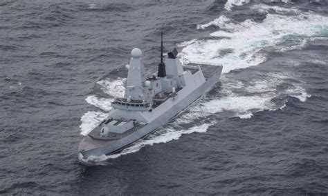 two british warships collide
